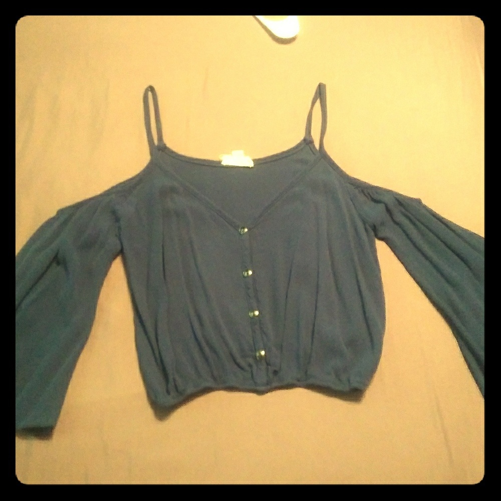 Off the shoulder crop top/ blouse